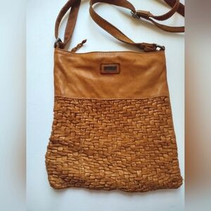 Genuine Leather woven crossbody Spikes & Sparrow‎